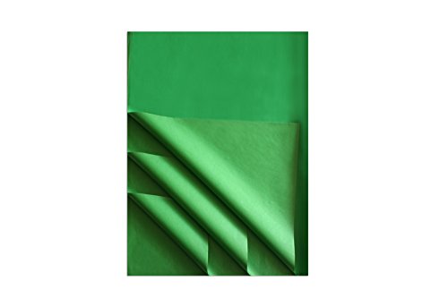 Karten dozio – Seidenpapier Grün Rasen – 50 Blätter a conf. – F. TO cm 76 x 100 – 21 gr/qm von Carte Dozio