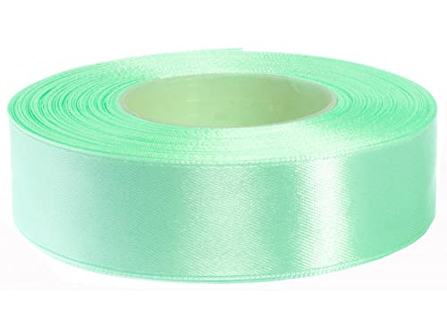 Satinband 25mm/32m Geschenkband Dekoband Schleifenband Hochzeit Farbe: 065 / Mintgrün von Cartonare