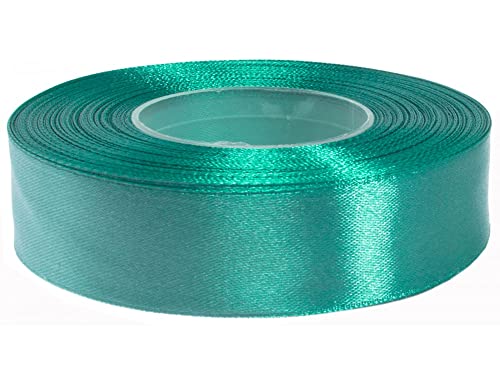 Satinband 38mm/32m Geschenkband Dekoband Schleifenband Hochzeit Farbe: 066 / Smaragd von Cartonare
