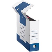 10 Cartonia Archivboxen weiß/blau 8,3 x 34,0 x 25,2 cm 10 Cartonia Archivboxen weiß/blau 8,3 x 34,0 x 25,2 cm von Cartonia