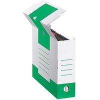 10 Cartonia Archivboxen weiß/grün 8,3 x 34,0 x 25,2 cm 10 Cartonia Archivboxen weiß/grün 8,3 x 34,0 x 25,2 cm von Cartonia