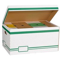 10 Cartonia Archivcontainer weiß 54,8 x 36,4 x 26,8 cm von Cartonia