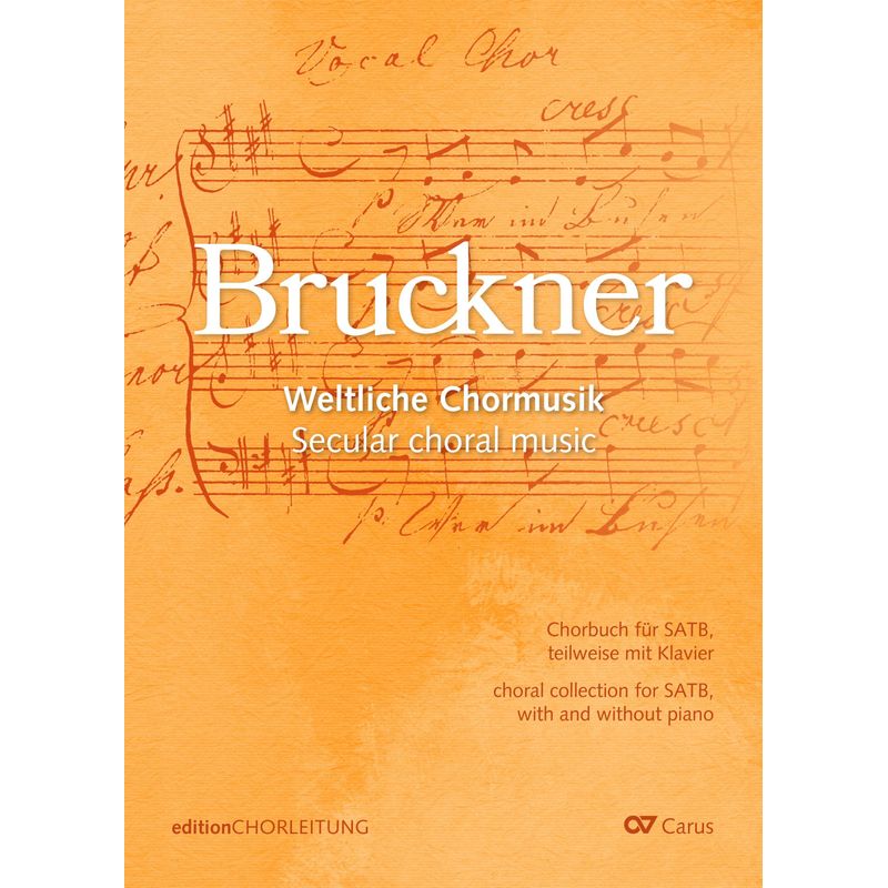 Chorbuch Bruckner - Anton Bruckner, Kartoniert (TB) von Carus-Verlag Stuttgart