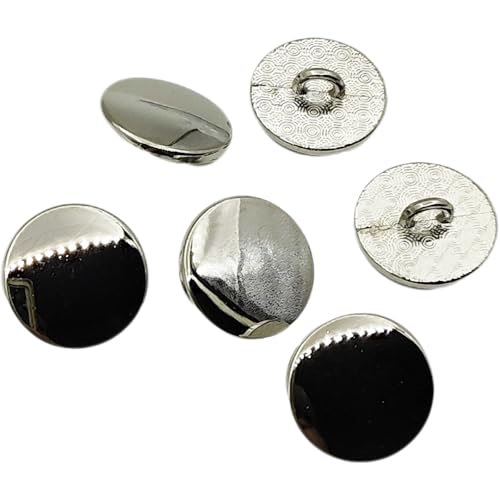 Carytalee Metallknöpfe zum Nähen, Vintage-Stil, runde Knöpfe mit Schaft, für Bastelarbeiten, Jacken, Anzüge, Scrapbooking, Dekoration, Antiksilber, 11,5 mm, 20 Stück Carytalee Metallknöpfe zum Nähen, Vintage-Stil, runde Knöpfe mit Schaft, für Bastelarbeiten, Jacken, Anzüge, Scrapbooking, Dekoration, Antiksilber, 11,5 mm, 20 Stück von Carytalee
