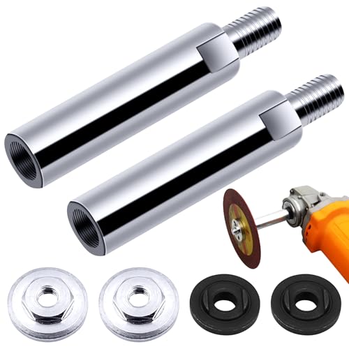 Casbomy Winkelschleifer Verlängerung, M10 Gewinde Verlängerungsstange Pleuelstange für Poliermaschine Verlängerung 80mm, Geeignet für Poliermaschine, Auto Polierer, Schleifbretter (2Pcs) von Casbomy