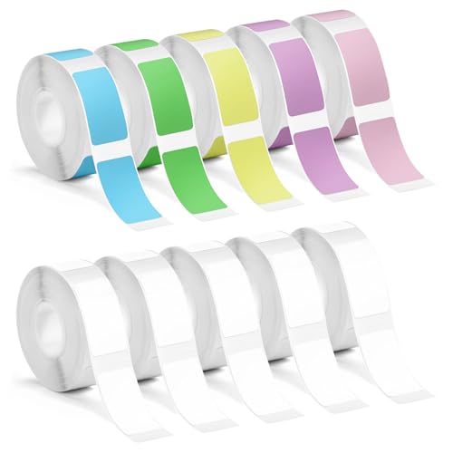 Etiketten Selbstklebend, 10 Bände 12 mm * 40 mm Selbstklebend Etikettend, Aufkleber Zum Beschriften, Kompatibel Mit P15/D30/Q30 Etiketten Drucker für Zuhause, Büro, Schule, Lager, 160 Etiketten/Band Etiketten Selbstklebend, 10 Bände 12 mm * 40 mm Selbstklebend Etikettend, Aufkleber Zum Beschriften, Kompatibel Mit P15/D30/Q30 Etiketten Drucker für Zuhause, Büro, Schule, Lager, 160 Etiketten/Band von Casbomy