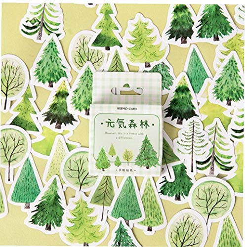 Case Cover Wald-Reihen-netten Aufkleber Sticker Tagebuch Briefpapier-Papier-Aufkleber Flakes Scrapbook Dekorative Aufkleber von Case Cover