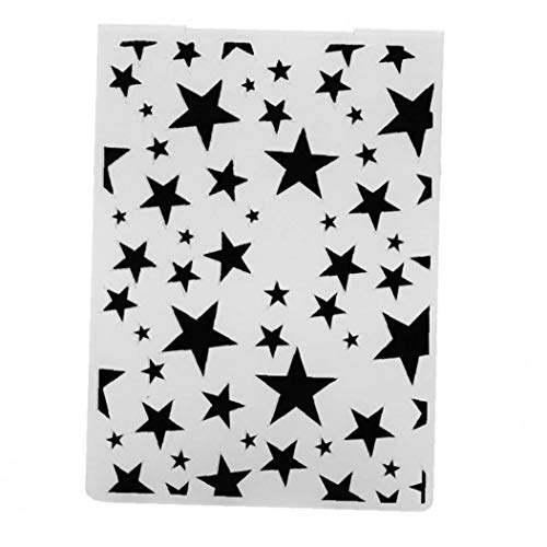 1pc Plastic Stern Embossing Folder Vorlage für Diy Scrapbooking Album Papier Karten Pop-up Karte, die für Hochzeitsdekoration von Casecover