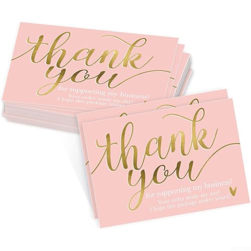 CashMuch 50 Stück/Packung, 5 x 9 cm, Dankeskarten für die Unterstützung meines kleinen Unternehmens CashMuch 50 Stück/Packung, 5 x 9 cm, Dankeskarten für die Unterstützung meines kleinen Unternehmens von CashMuch