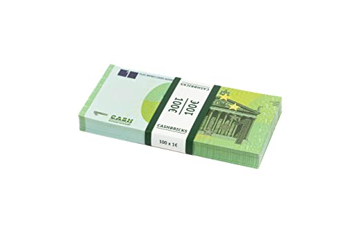 Cashbricks 100 x €1 Euro Spielgeld Scheine Bündel von Cashbricks