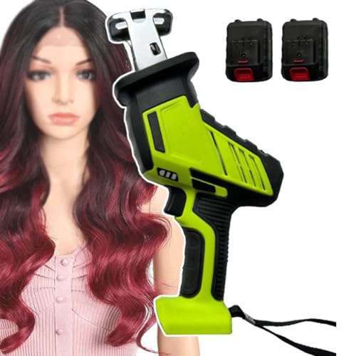 Cashwise Handheld-Dreadlock-Flechtmaschine, 1000 W automatische Perücken-Haartransplantationsmaschine, 2 wiederaufladbare Zellen, für professionelle Frisurendesigner von Cashwise