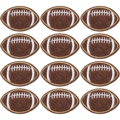 12 Stück -fußball-aufnäher, Sportball-stickerei, Fußball-stoffaufkleber, Sport-fußball-emblem, Zum Aufnähen, Dekorative Applikationen 12 Stück -fußball-aufnäher, Sportball-stickerei, Fußball-stoffaufkleber, Sport-fußball-emblem, Zum Aufnähen, Dekorative Applikationen von Casiler