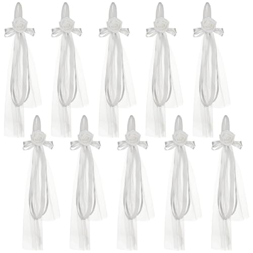 Casiler 10-teiliges Blumen-Set Für Die Stuhllehne, Hochzeits-Gang-Dekorationen, Florale Kirchenbank-hochzeitsdekorationen Chiffon-bändern Für Die Hochzeitszeremonie Casiler 10-teiliges Blumen-Set Für Die Stuhllehne, Hochzeits-Gang-Dekorationen, Florale Kirchenbank-hochzeitsdekorationen Chiffon-bändern Für Die Hochzeitszeremonie von Casiler
