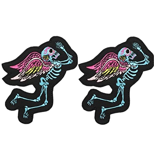 Casiler 2pc Devil Sticked Patch Stoff Aufkleber Jacke Punk Abzeichen DIY Bügeln Nähflecken Accessoires Casiler 2pc Devil Sticked Patch Stoff Aufkleber Jacke Punk Abzeichen DIY Bügeln Nähflecken Accessoires von Casiler