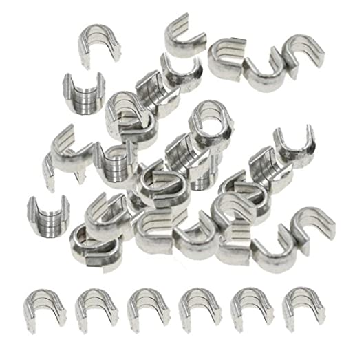 50pcs 5 Hochwertige U -förmige Metall -reißverschluss -up -stopper -diy -nähtätigkeitshose Reißverschluss Accessoires von Casiler