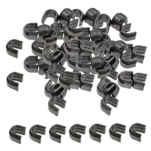 Casiler 50pcs 5 Hochwertige U -förmige Metall -reißverschluss -up -Stopper -DIY -nähtätigkeitshose Reißverschluss Accessoires von Casiler