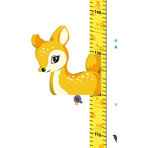 Casiler Babyhöhe Wachstumskarte Lineal 3D Movable Height Lurer Lumer Wandtattoos Kinder Höhe Messen Sie Chart Aufkleber Für Kindergarten -spielzimmer von Casiler
