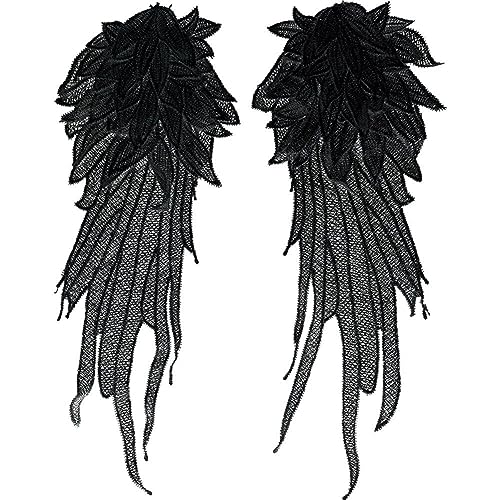 Casiler Engelsflügel-aufnäher, Applikationen, 1 Paar, Flügel, Stickerei, Stoffaufnäher, 3D-Spitze, Schulterblumen, Für Damen, Kostümzubehör Casiler Engelsflügel-aufnäher, Applikationen, 1 Paar, Flügel, Stickerei, Stoffaufnäher, 3D-Spitze, Schulterblumen, Für Damen, Kostümzubehör von Casiler