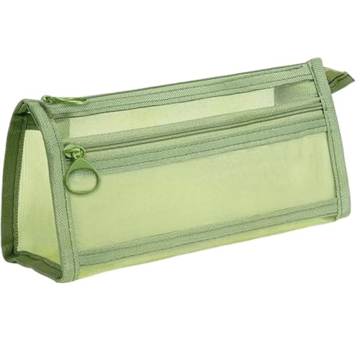 Casiler Federmäppchen Aus Netzstoff, Transparente Federtasche, Markertasche, Reise-Make-up-Tasche, Stifttasche, Schreibwaren-Organizer Für Das Schulbüro von Casiler