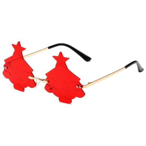 Casiler Modische Weihnachtsbaum-sonnenbrille, Weihnachts-neuheitsbrille, Rahmenlose Sonnenbrille, Hip-hop-brille, Weihnachtskostüm, Verkleidungsbrille Für Männer Und Frauen Casiler Modische Weihnachtsbaum-sonnenbrille, Weihnachts-neuheitsbrille, Rahmenlose Sonnenbrille, Hip-hop-brille, Weihnachtskostüm, Verkleidungsbrille Für Männer Und Frauen von Casiler
