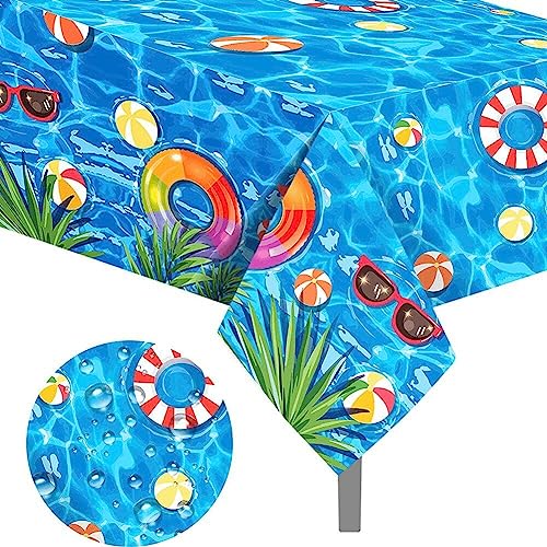 Casiler Sommer-Strand-tischdecken, Pool-Party-Dekorationen, Pool-Party-tischdecken, Strandball-Kunststoff-tischdecke, Meereswellen-tischdecke Für Sommer-Geburtstagsparty, Strand-Party-zubehör Casiler Sommer-Strand-tischdecken, Pool-Party-Dekorationen, Pool-Party-tischdecken, Strandball-Kunststoff-tischdecke, Meereswellen-tischdecke Für Sommer-Geburtstagsparty, Strand-Party-zubehör von Casiler