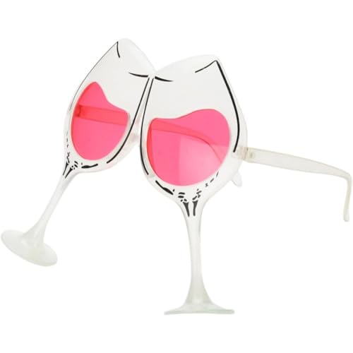 Casiler Sonnenbrille in Weinglasform, Verrückte Brille, Farbige Wein-Sonnenbrille Für Den Nachtclub, Für Sonnenpartys Casiler Sonnenbrille in Weinglasform, Verrückte Brille, Farbige Wein-Sonnenbrille Für Den Nachtclub, Für Sonnenpartys von Casiler