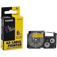 CASIO Schriftband XR-6YW XR-6YW1, 6 mm schwarz auf gelb CASIO Schriftband XR-6YW XR-6YW1, 6 mm schwarz auf gelb von Casio