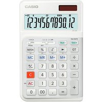 CASIO JE-12E-WE Tischrechner weiß von Casio