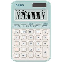 CASIO MS-20YC-LG Taschenrechner hellgrün, weiß von Casio