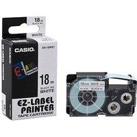 CASIO Schriftband XR-18WE XR-18WE1, 18 mm schwarz auf weiß von Casio