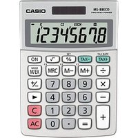 CASIO MS-88ECO Tischrechner silber von Casio