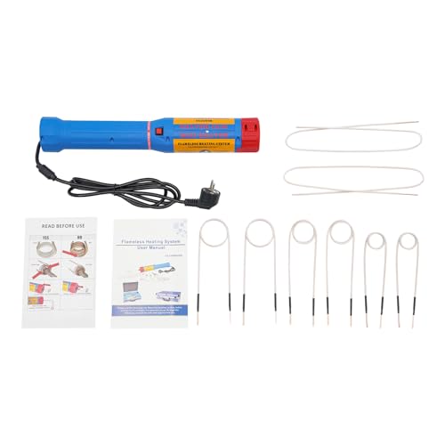 Magnetische Induktions-Heizung, Induktionsheizer, Bolzenentferner, Induktions-Werkzeug ohne Flamme zum Entfernen von Schrauben, manuelles Set für Induktionserhitzung (blau) von Caskunbsy