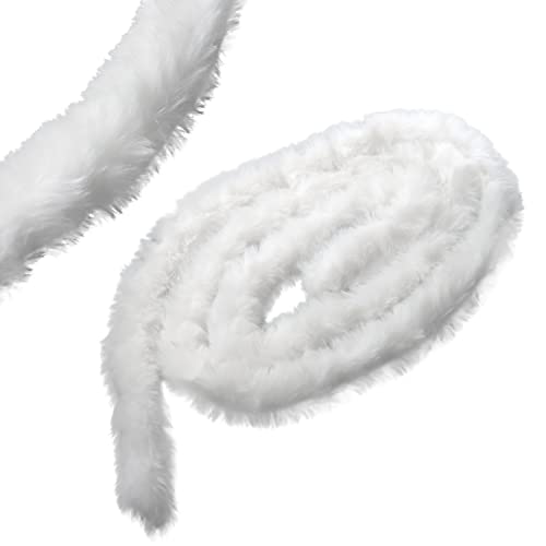 Kunstpelzband, 2 m, Weiß, 3 cm breit, Kunstfellband, pelziges Band, Zubehör für Kostüm, Handwerk, Hauben und Mäntel Kunstpelzband, 2 m, Weiß, 3 cm breit, Kunstfellband, pelziges Band, Zubehör für Kostüm, Handwerk, Hauben und Mäntel von Casoter