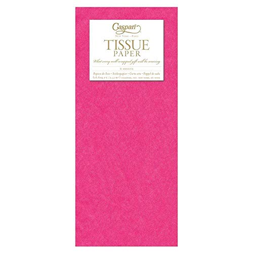 Caspari TIS003 Seidenpapier Einseitig bedrucktes, fuchsia von Caspari