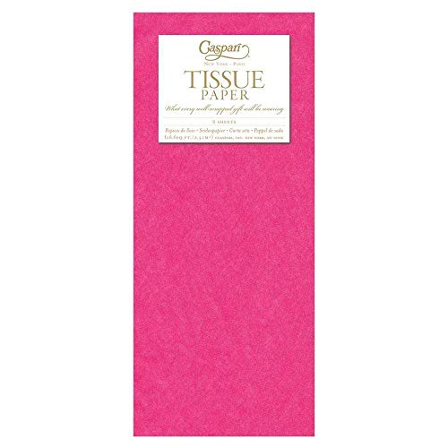 Caspari TIS003 Seidenpapier Einseitig bedrucktes, fuchsia von Caspari