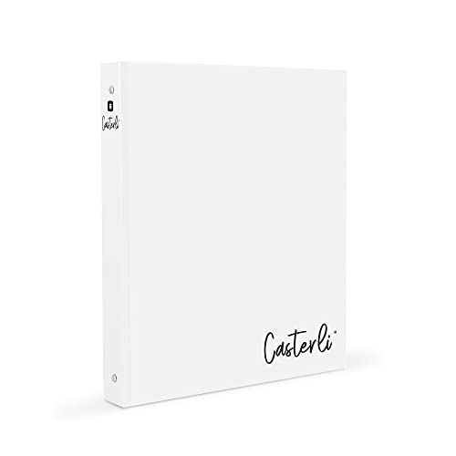 Casterli 72898 - Basic 4-Ringbuch (einfarbig), matt linierter Einband, Größe 320 x 275 x 40 mm, Rücken 40 mm, farblich sortiert, Ringe 30 mm (weiß) von Casterli