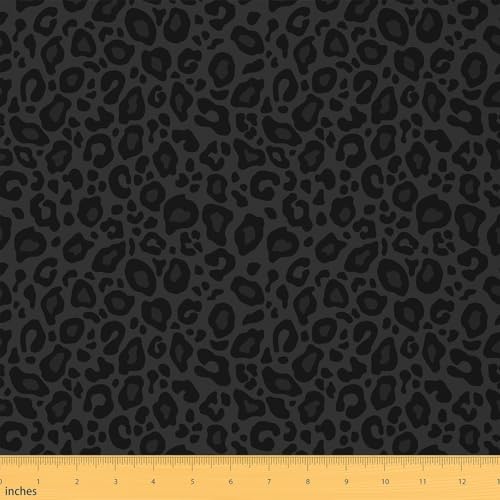 Stoff mit Leopardenmuster, Afrikanischer Gepard, Polsterstoff für Stühle, Sofa, schwarze Wildtierhaut, wasserdichter Stoff für Polster und Heimwerker-Projekte, 91 cm Stoff mit Leopardenmuster, Afrikanischer Gepard, Polsterstoff für Stühle, Sofa, schwarze Wildtierhaut, wasserdichter Stoff für Polster und Heimwerker-Projekte, 91 cm von Castle Fairy