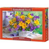 Bouquet of Lilies and Bellflowers - Puzzle - 1000 Teile von Castorland