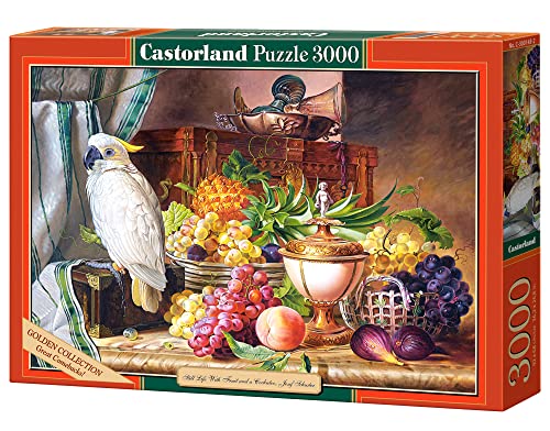 Castorland C-300143-2 - Copy of Still Life with Friut und Acock, Puzzle, Klassische Puzzle von Castorland