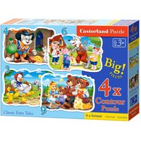 Classic Fairy Tales - Puzzle - 3+4+6+9 Teile von Castorland