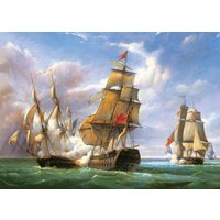 Copy of Combat between the French Frigate La Canonniere and the English Vessel The Tremendous - Puzzle - 3000 Teile von Castorland