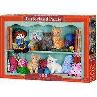 Kitten Shelves - Puzzle - 500 Teile von Castorland