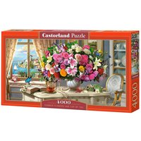 Summer Flowers and Cup of Tea - Puzzle - 4000 Teile von Castorland