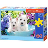 Westie Puppies - Puzzle - 60 Teile von Castorland