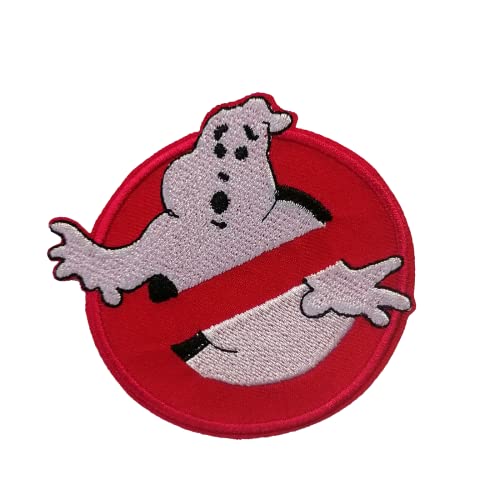 Ghostbuster Comic Kinder Film - Aufnäher, Bügelbild, Aufbügler, Applikationen, Patches, Flicken, zum aufbügeln, Größe: Ø 7,5 cm von Catch-the-Patch.de