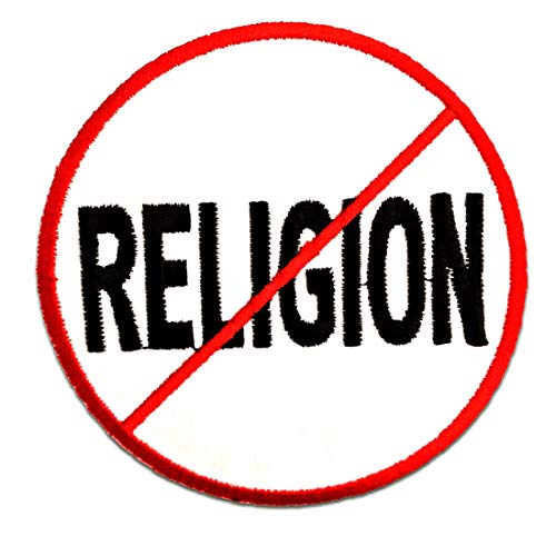 Anti Religion Atheismus - Aufnäher, Bügelbild, Aufbügler, Applikationen, Patches, Flicken, zum aufbügeln, Größe: Ø 8,5 cm Anti Religion Atheismus - Aufnäher, Bügelbild, Aufbügler, Applikationen, Patches, Flicken, zum aufbügeln, Größe: Ø 8,5 cm von Catch the Patch