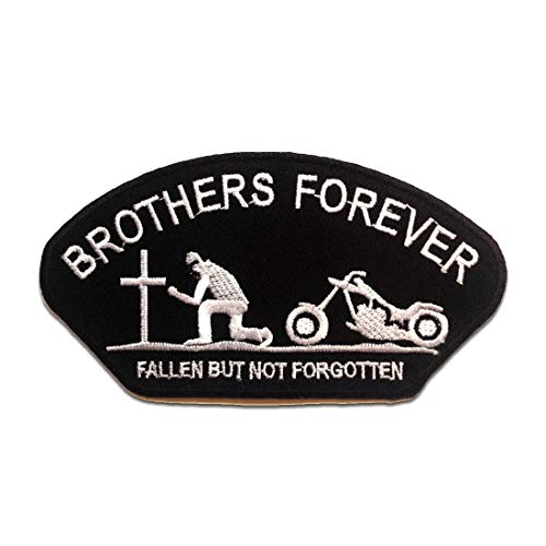 BROTHERS FOREVER Biker - Aufnäher, Bügelbild, Aufbügler, Applikationen, Patches, Flicken, zum aufbügeln, Größe: 12.9 x 7 cm BROTHERS FOREVER Biker - Aufnäher, Bügelbild, Aufbügler, Applikationen, Patches, Flicken, zum aufbügeln, Größe: 12.9 x 7 cm von Catch the Patch