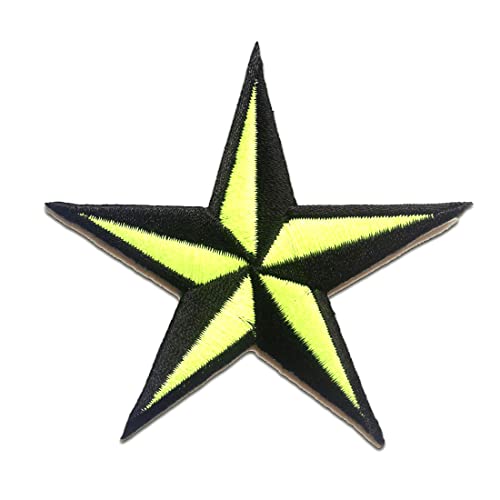 Catch the Patch Stern - (Größe: 7,5 x 7,5 cm) Aufnäher, Bügelbilder, Aufbügler, Applikationen, Patches, Sticker zum Aufbügeln oder Aufnähen – für Kleidung, Taschen, Jacken von Catch the Patch