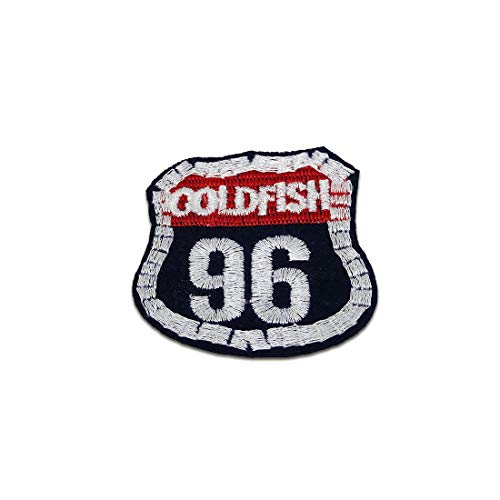 Coldfish 96 - Aufnäher, Bügelbild, Aufbügler, Applikationen, Patches, Flicken, zum aufbügeln, Größe: 5,5 x 5,7 cm von Catch the Patch