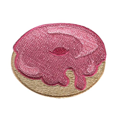 Donut Essen - Aufnäher, Bügelbild, Aufbügler, Applikationen, Patches, Flicken, Zum Aufbügeln, Größe: 5,4 x 4,2 cm Donut Essen - Aufnäher, Bügelbild, Aufbügler, Applikationen, Patches, Flicken, Zum Aufbügeln, Größe: 5,4 x 4,2 cm von Catch the Patch